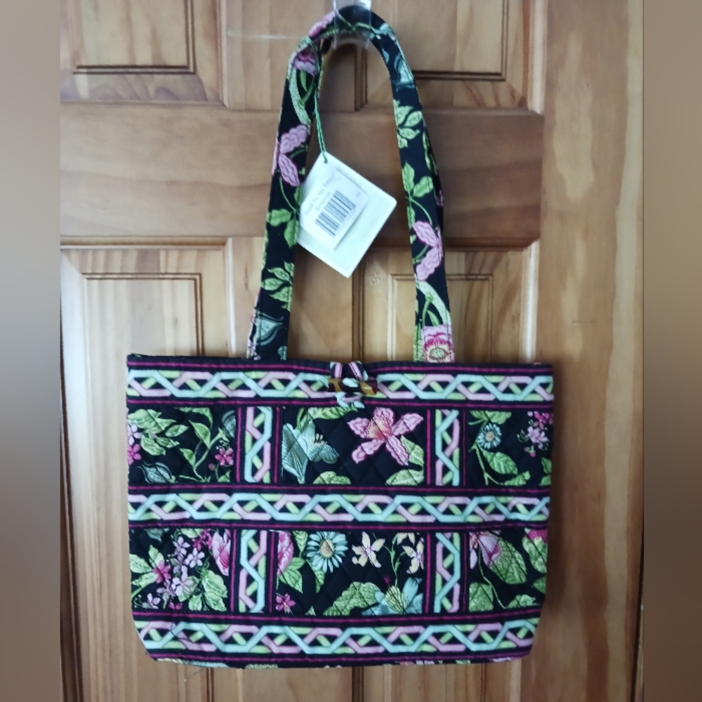 Vera Bradley "Botanica" Retired Pattern Small Tic Tac Tote NWT